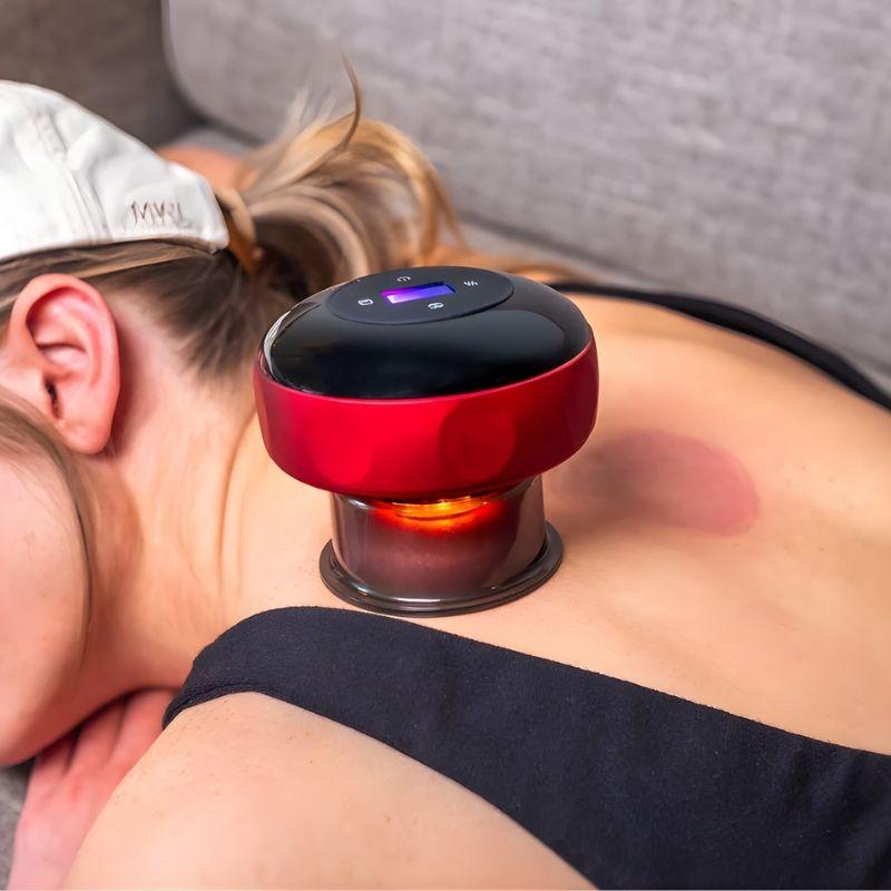 Regeneracja po treningu wytrzymałościowym: CelluMagia na nogi i plecy, podciśnienie + czerwone światło; krótsze odczuwanie zakwasów.