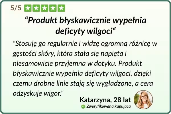 Kwas hialuronowy 3% pozytywna opinia użytkowniczki