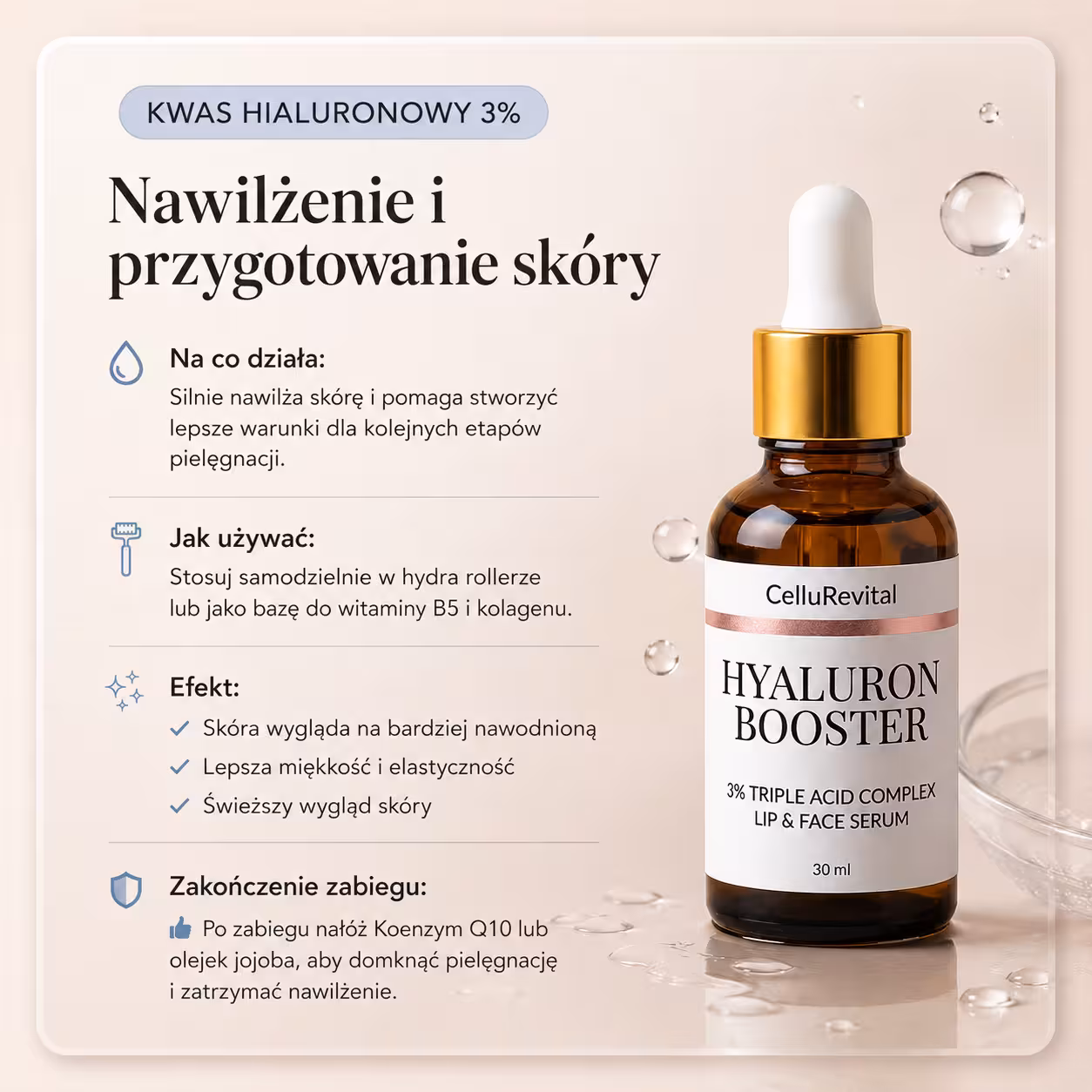 Kwas hialuronowy na nawilżenie skóry