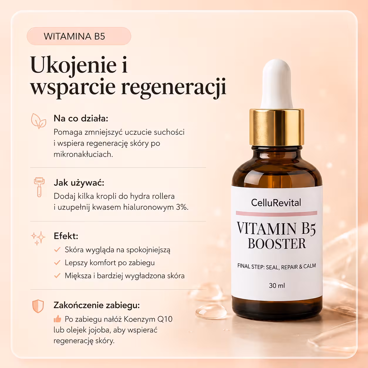Witamina B5 na regenerację skóry