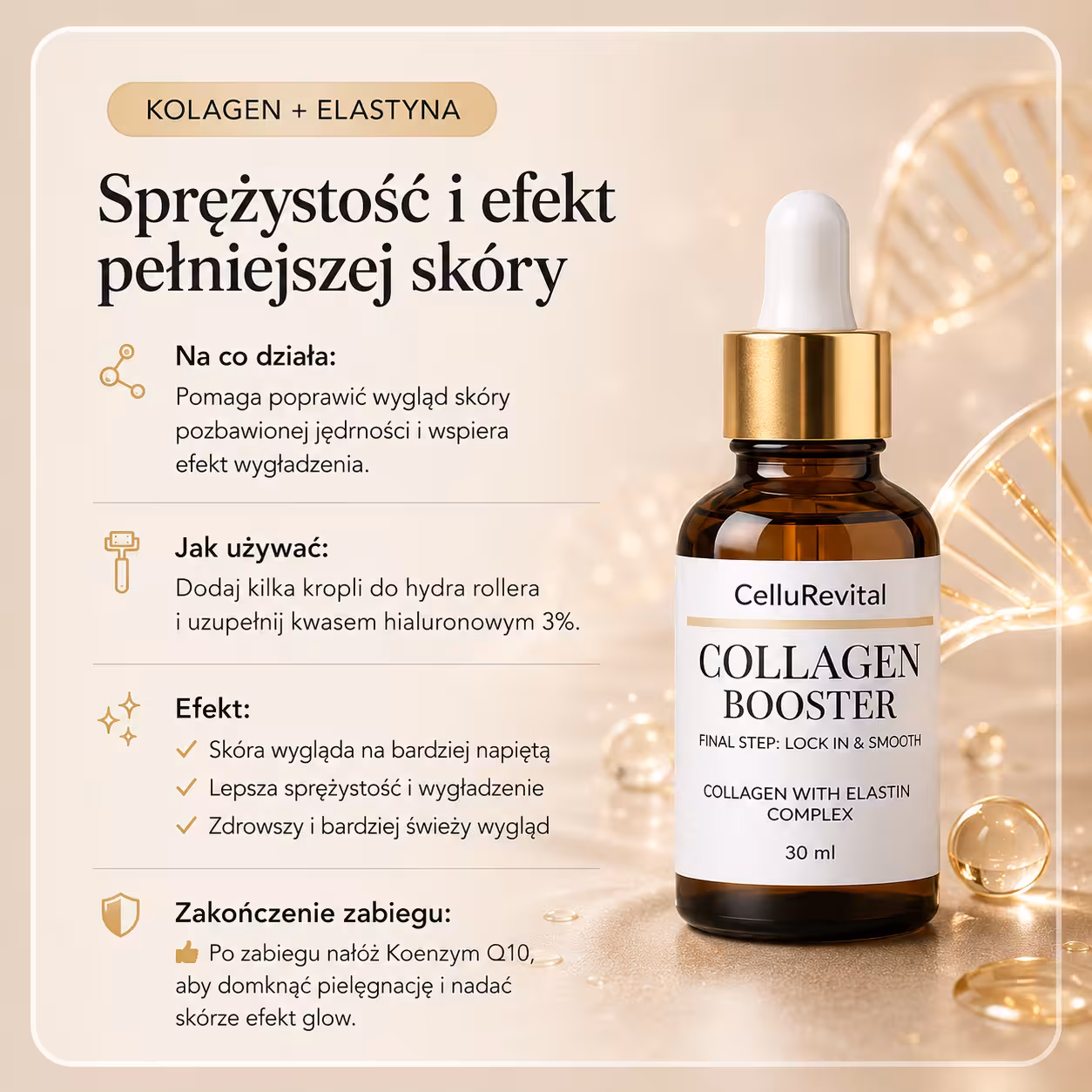 Kolagen - efekt sprężystej i pełnej skory