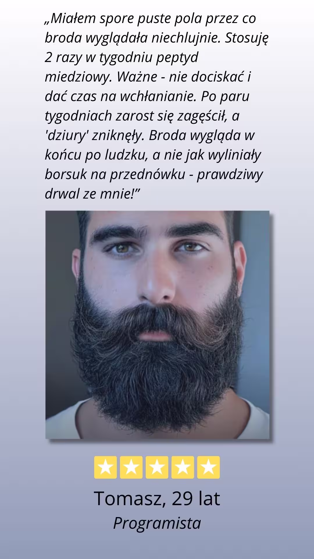 Pozytywna opinia uzytkownika CelluRevital