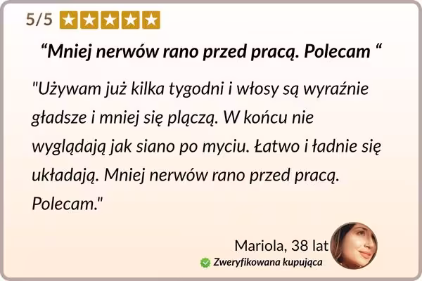 Pozytywna opinia użytkowniczki