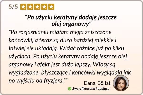 Pozytywna opinia użytkowniczki