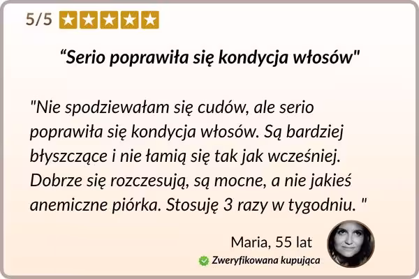 Pozytywna opinia użytkowniczki