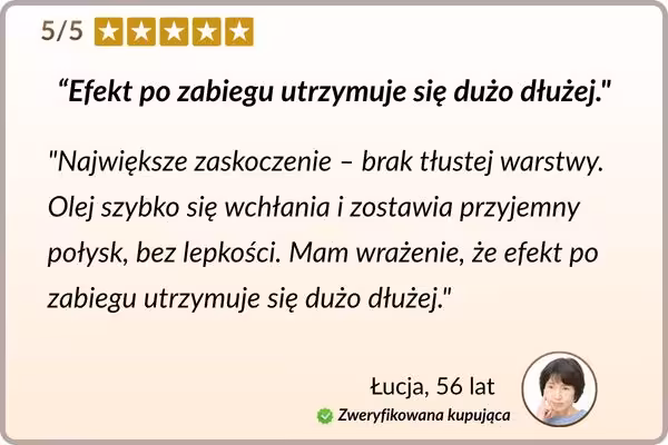 Jojoba Oil - opinia zadowolonej użytkowniczki