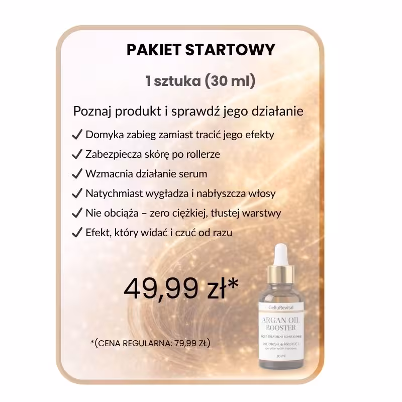 Argan Oil na błyszczące włosy - Zestaw Startowy