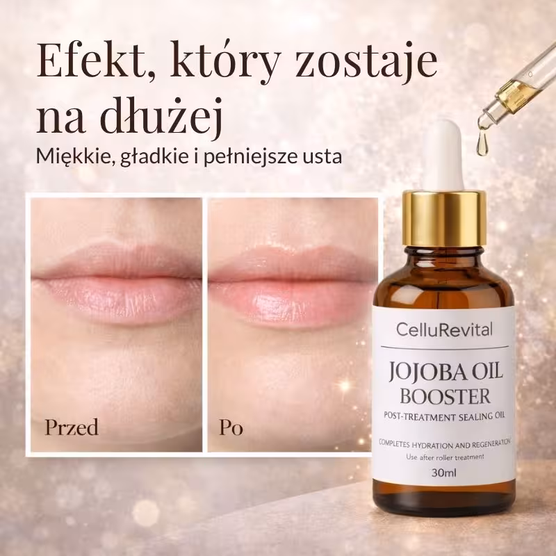 Jojoba Oil efekt przed i po