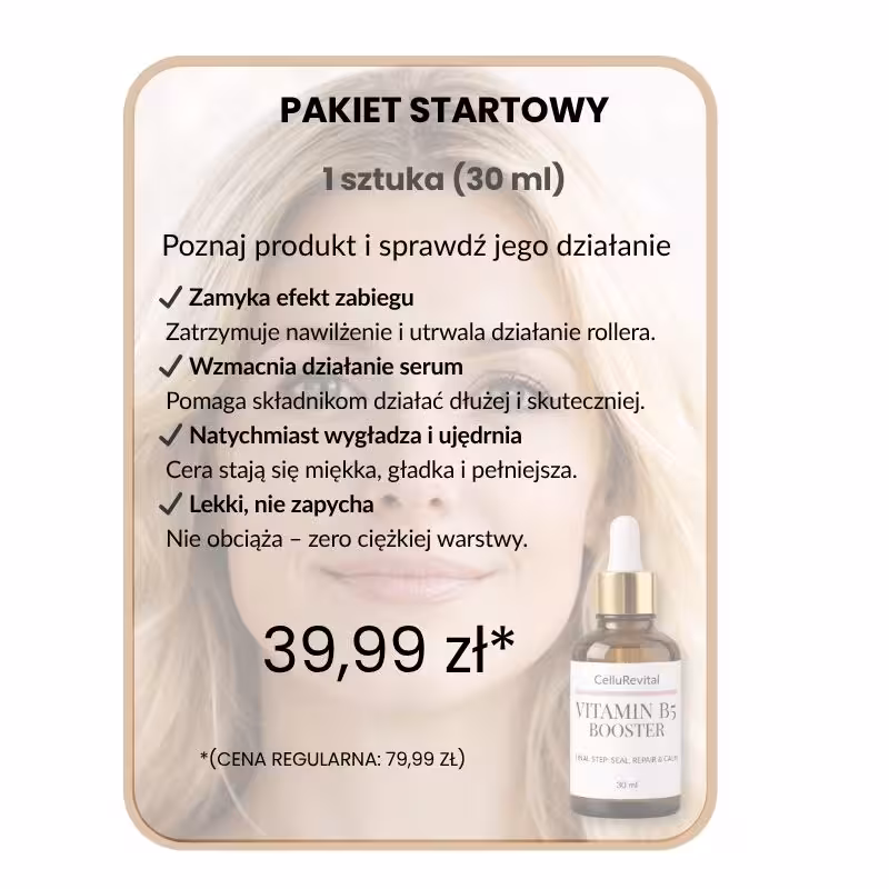 Witamina B5 na gładką cerę - Zestaw Startowy