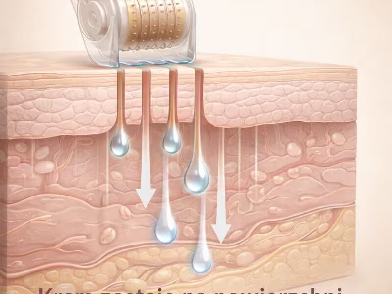 Jak działa hydra roller z serum na skórę