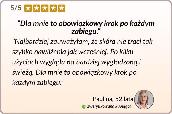 Witamina B5 na gładką cerę - opinia zadowolonej użytkowniczki