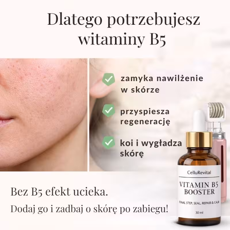 Witamina B5 na gładką cerę