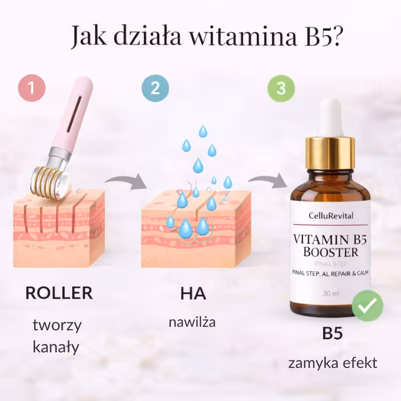 Witamina B5 na gładką cerę