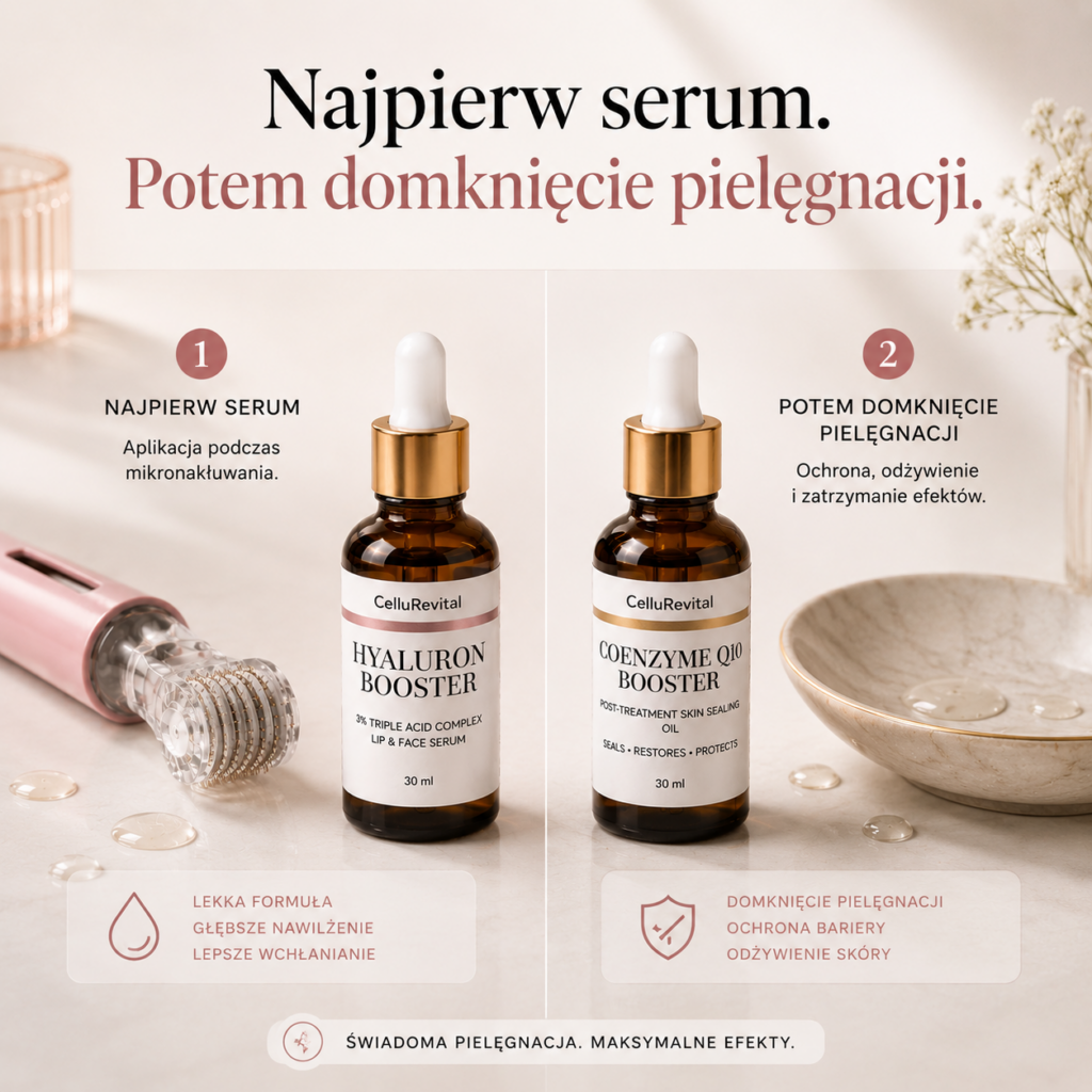 hydra roller i serum do pielęgnacji twarzy