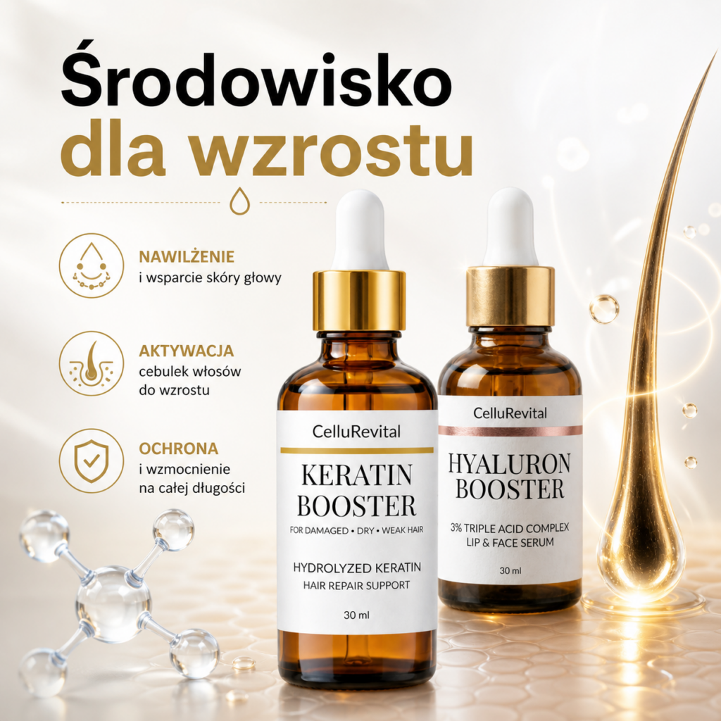 Kwas hialuronowy i kolagen na wzmocnienie włosów