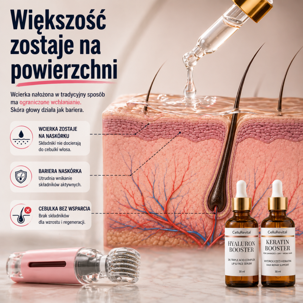 Wcierka zostaje na powierzchni