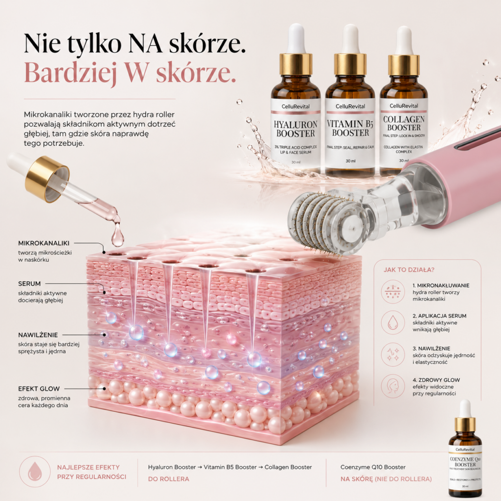 Działanie serum w skórze